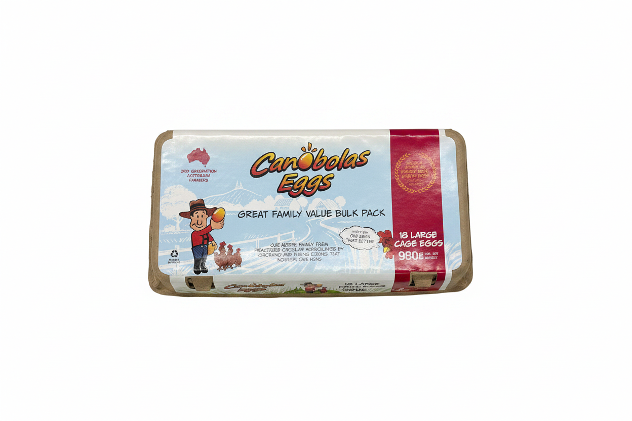 Canobolas 980g cage eggs