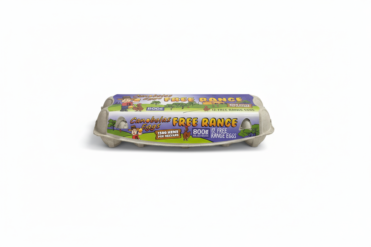 Canobolas Free Range Eggs - Front View