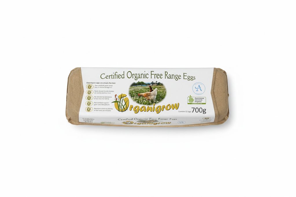 Organigrow Organic Eggs - Front View